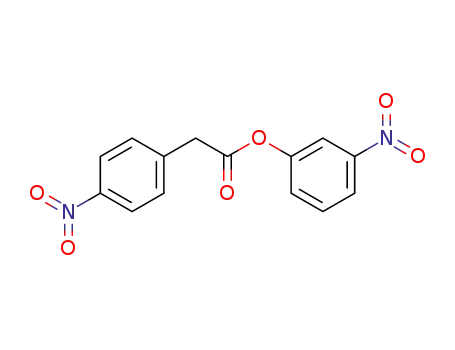 Molecular Structure of 21997-26-2 (4-Nitrobenzeneacetic acid 3-nitrophenyl ester)