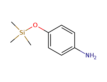 Molecular Structure of 36309-42-9 (Benzenamine, 4-[(trimethylsilyl)oxy]-)