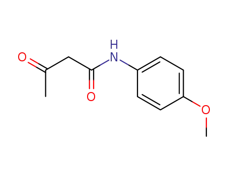 Molecular Structure of 5437-98-9 (4'-Methoxyacetoacetanilide)