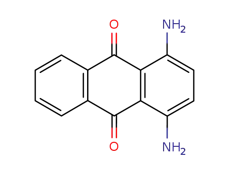 Molecular Structure of 128-95-0 (1,4-Diamino anthraquinone)