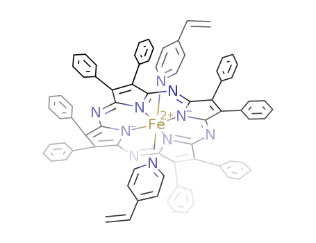 Fe(octaphenyltetraazaporphinate)(4-vinylpyridine)2