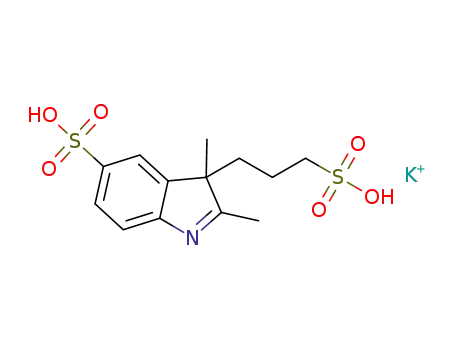 2,3-dimethyl-3-(3-sulfopropyl)indoleninium-5-sulfonate potassium salt