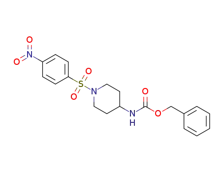 [1-(4-nitrobenzenesulfonyl)piperidin-4-yl]carbamic acid benzyl ester