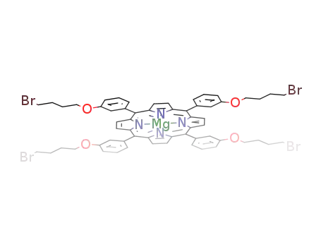 5,10,15,20-tetrakis[3-(4-bromobutoxy)phenyl]porphyrin magnesium(II)