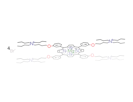 5,10,15,20-tetrakis[3-(4-tributylammoniobutoxy)phenyl]porphyrin magnesium(II) tetrabromide