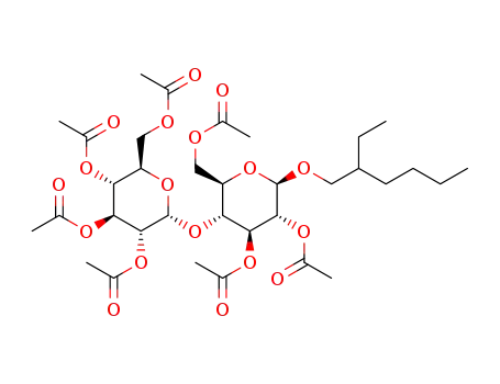 1-(2-ethyl-1-hexyl)-2,3,6-tri-O-acetyl-4-O-(2,3,4,6-tetra-O-acetyl-α-D-glucopyranosyl)-β-D-glucopyranoside