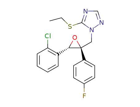 trans-1-[3-(2-chlorophenyl)-2-(4-fluorophenyl)oxiranylmethyl]-5-ethylsulfanyl-1H-[1,2,4]triazole