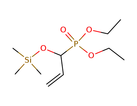 diethyl 1-trimethylsilyloxy 2-propenyl phosphonate