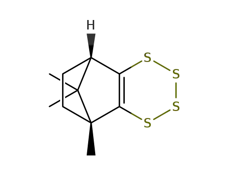 1,11,11-trimethyl-3,4,5,6-tetrathia-tricyclo[6.2.1.0(2,7)]undeca-2(7)-ene