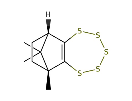 1,12,12-trimethyl-3,4,5,6,7-pentathiatricyclo[7.2.1.0(2,8)]dodeca-2(8)-ene