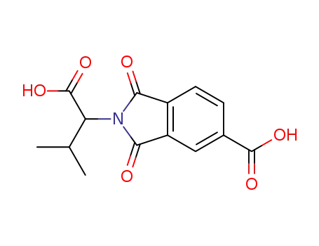 2-(1-carboxy-2-methylpropyl)-1,3-dioxoisoindoline-5-carboxylic acid