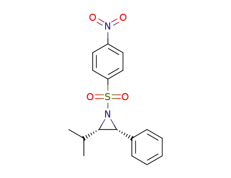 (2R,3S)-2-phenyl-3-isopropyl-1-(4-nitrophenylsulfonyl)aziridine