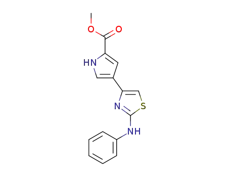 methyl 4-(2-(phenylamino)thiazol-4-yl)-1H-pyrrole-2-carboxylate