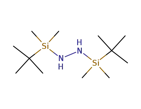 Molecular Structure of 10000-20-1 (Hydrazine, 1,2-bis[(1,1-dimethylethyl)dimethylsilyl]-)