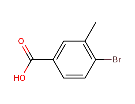 Molecular Structure of 7697-28-1 (4-Bromo-3-methylbenzoic acid)