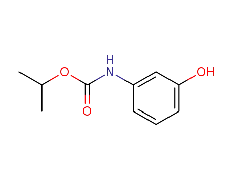 Molecular Structure of 2610-61-9 ((3-HYDROXY-PHENYL)-CARBAMIC ACID ISOPROPYL ESTER)