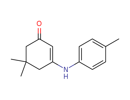 2-cyclohexen-1-one, 5,5-dimethyl-3-[(4-methylphenyl)amino]