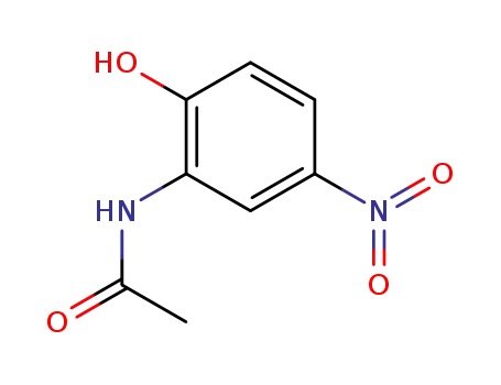 Molecular Structure of 97-60-9 (N-(2-hydroxy-5-nitrophenyl)acetamide)