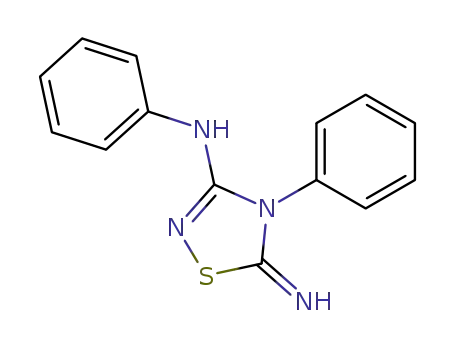5-imino-4-phenyl-3-phenylamino-4,5-dihydro-1,2,4-thiadiazoline