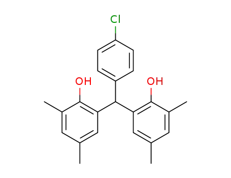6,6'-((4-chlorophenyl)methylene)bis(2,4-dimethylphenol)