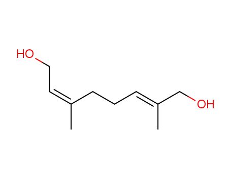 Molecular Structure of 26488-98-2 ((E,Z)-2,6-Dimethyl-2,6-octadiene-1,8-diol)