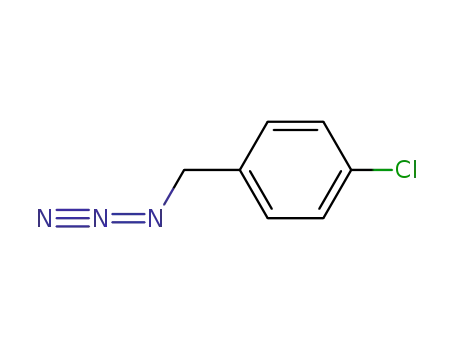 Molecular Structure of 27032-10-6 (p-Chlorobenzyl azide solution)
