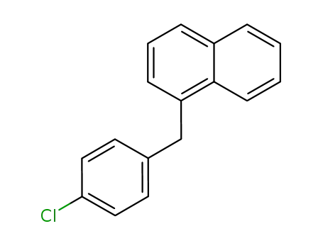 Molecular Structure of 1591-43-1 (1-(4-Chlorobenzyl)naphthalene)
