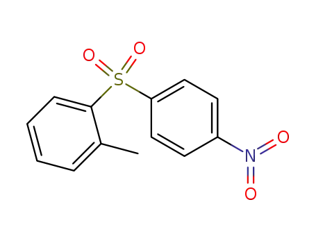 Molecular Structure of 42085-91-6 (Benzene, 1-methyl-2-[(4-nitrophenyl)sulfonyl]-)