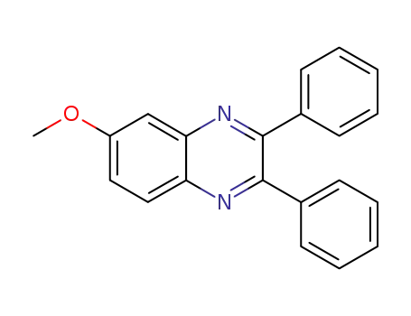 Molecular Structure of 26832-42-8 (2,3-diphenyl-6-quinoxalinyl methyl ether)