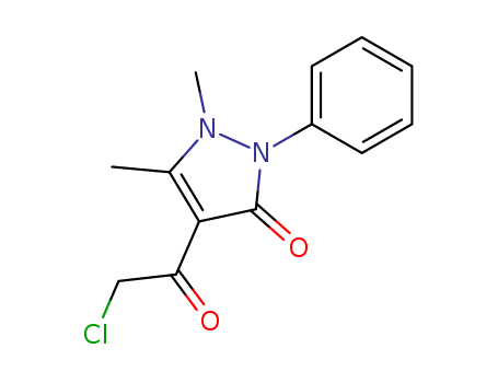 4-(2-chloroacetyl)-1,5-dimethyl-2-phenyl-pyrazol-3-one cas  6630-73-5