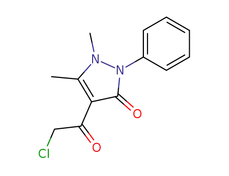4-(2-chloroacetyl)-1,5-dimethyl-2-phenyl-pyrazol-3-one cas  6630-73-5