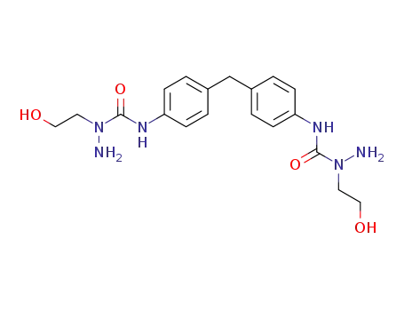 p,p'-diphenylmethanedi[2-(β-hydroxyethyl)-4-semicarbazide]