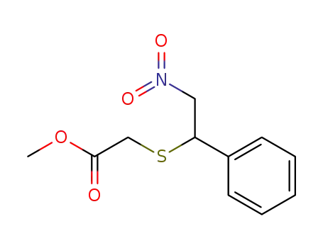 methyl {[alpha-(nitromethyl)benzyl]thio}acetate