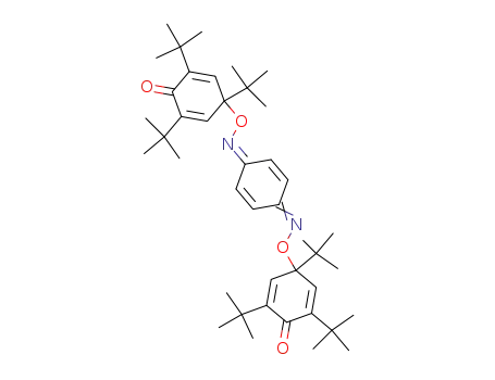 p-Benzochinon-dioxim-bis-(1,3,5-tri-tert-butyl-4-oxo-cyclohexa-2,5-dienyl)-ether
