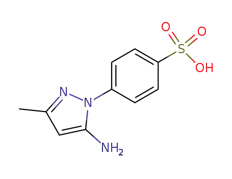 5-amino-3-methyl-1-(4-sulfophenyl)pyrazole