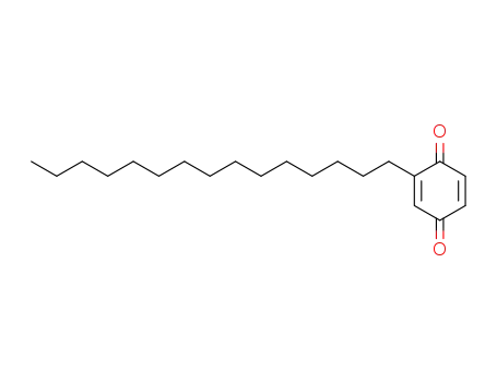 Molecular Structure of 41427-22-9 (2-Pentadecyl-1,4-benzoquinone)