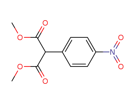 Molecular Structure of 4033-88-9 (DIMETHYL 2-(4-NITROPHENYL)MALONATE)