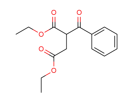 Molecular Structure of 10539-50-1 (Butanedioic acid, benzoyl-, diethyl ester)