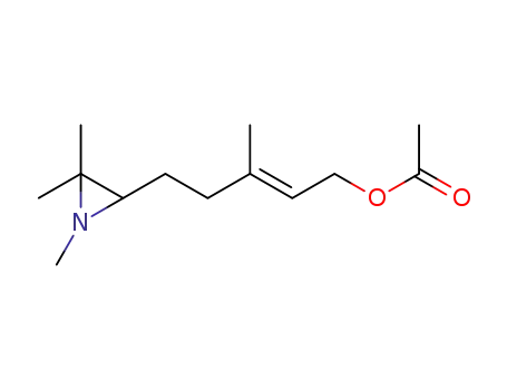 (E)-3-methyl-5-(1,3,3-trimethylaziridin-2-yl)pent-2-en-1-yl acetate