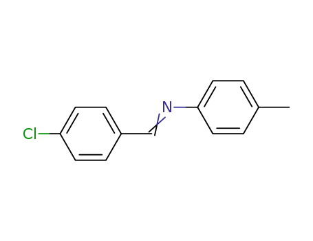 Molecular Structure of 15485-32-2 (p-Toluidine, N-(p-chlorobenzylidene)- (6CI,7CI,8CI))
