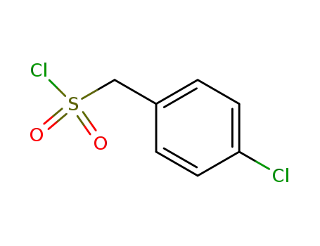 Molecular Structure of 6966-45-6 ((4-CHLORO-PHENYL)-METHANESULFONYL CHLORIDE)