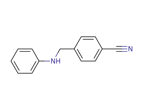 Molecular Structure of 37812-49-0 (Benzonitrile, 4-[(phenylamino)methyl]-)