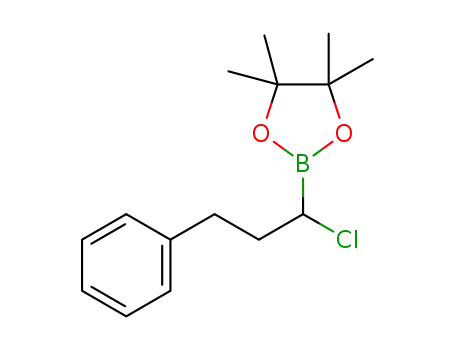 2-(1-chloro-3-phenyl-propyl)-4,4,5,5-tetramethyl-1,3,2-dioxaborolane