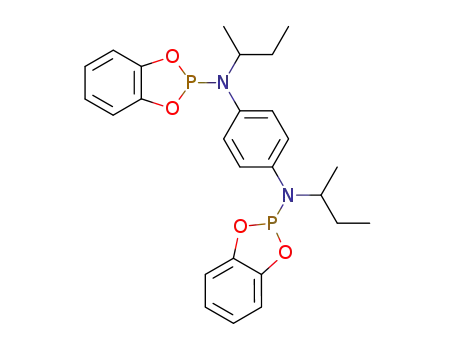 N,N'-bis-benzo[1,3,2]dioxaphosphol-2-yl-N,N'-di-sec-butyl-benzene-1,4-diamine