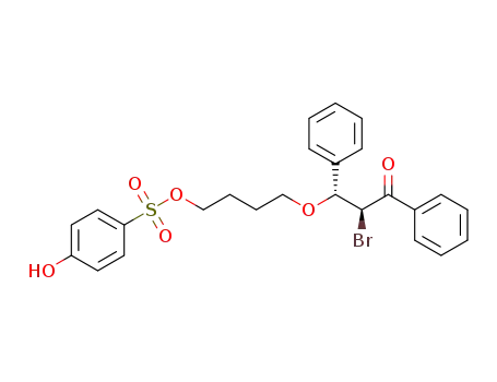 4-(2-bromo-3-oxo-1,3-diphenylpropoxy)butyl 4-hydroxybenzenesulfonate