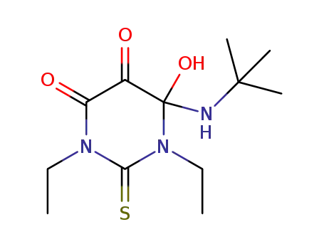 6-(tert-butylamino)-1,3-diethyl-6-hydroxyl-2-thioxotetrahydropyrimidine-4,5-dione