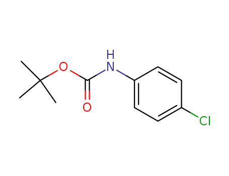 Molecular Structure of 18437-66-6 (4-CHLORO-(N-BOC)ANILINE  97)