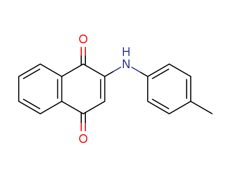 2-[(4-methylphenyl)amino]naphthalene-1,4-dione cas  57182-49-7