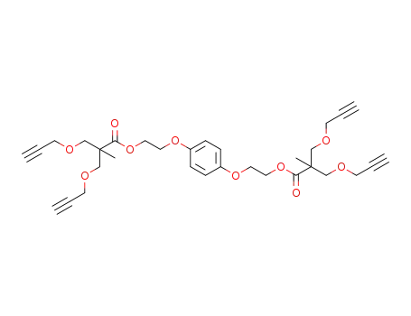 1,4-bis-2-(2,2'-bis-(((2-propynyloxy)methyl)propanoyloxy)ethoxy)benzene