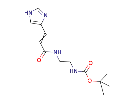 4-((N-(N-tert-butoxycarbonyl-2-aminoethyl)-3-amino-3-oxo)prop-1-enyl)-1H-imidazole